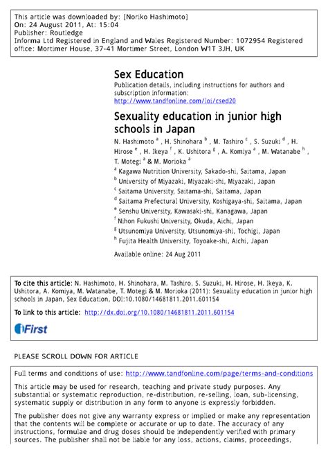 japanese school teen sex|Sexuality education in junior high schools in Japan: Sex .